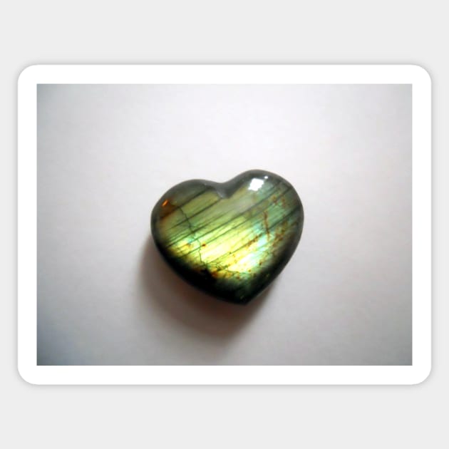 labradorite heart Sticker by lovefromsirius